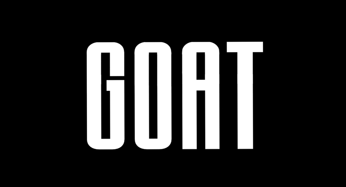 GOAT title card